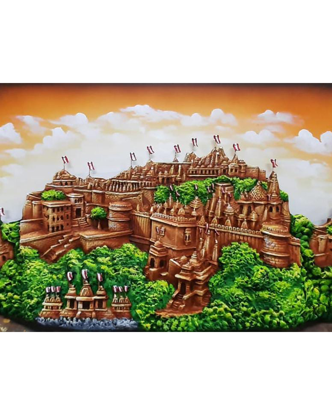 Riddhi Siddhi Art Creations - Lush Green Base Girnar Pilgrimage Route Mural